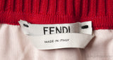 Red FF Knitted Skirt