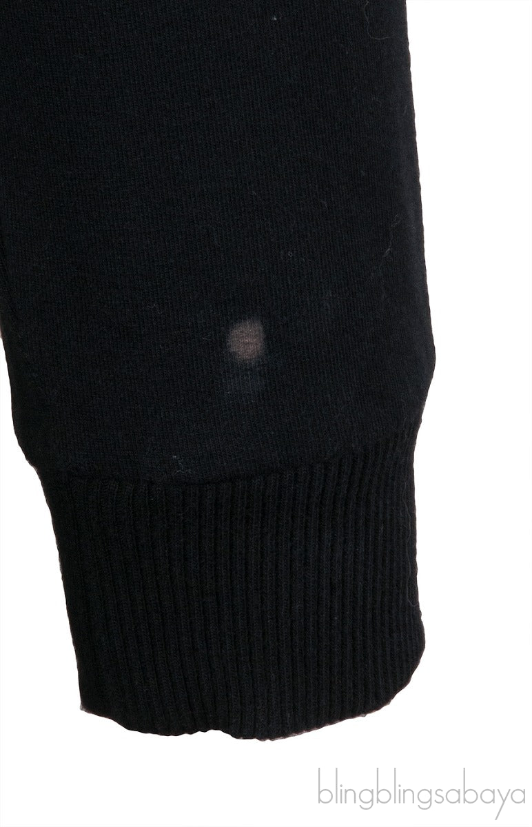Heels Print Black Sweatshirt