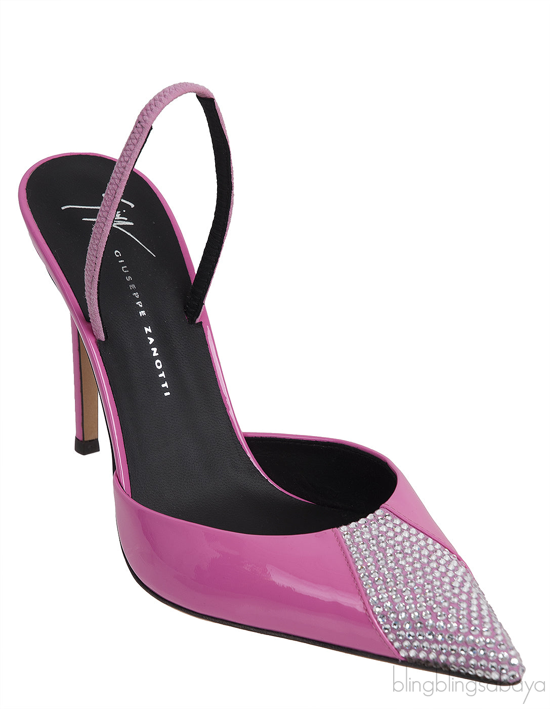 Pink Henriette Strass 85mm Pumps