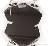 White Quilted Cannage Bag