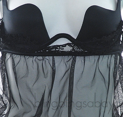 Black Mesh Bodysuit