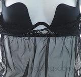Black Mesh Bodysuit