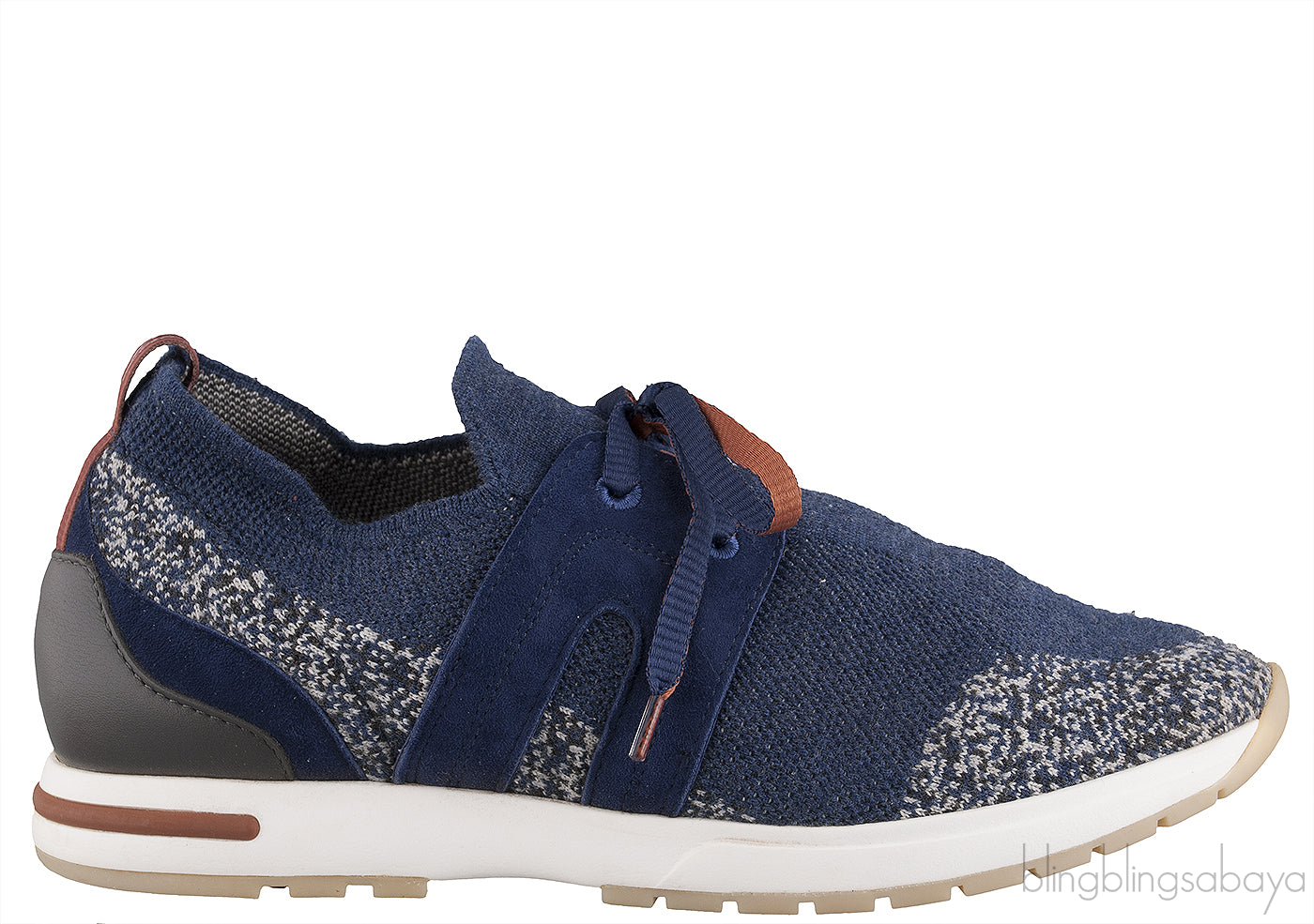 360 Lp Lady Flexy Walk Sneaker Navy Blue Grey