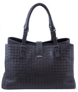 Roma Intrecciato Leather Tote