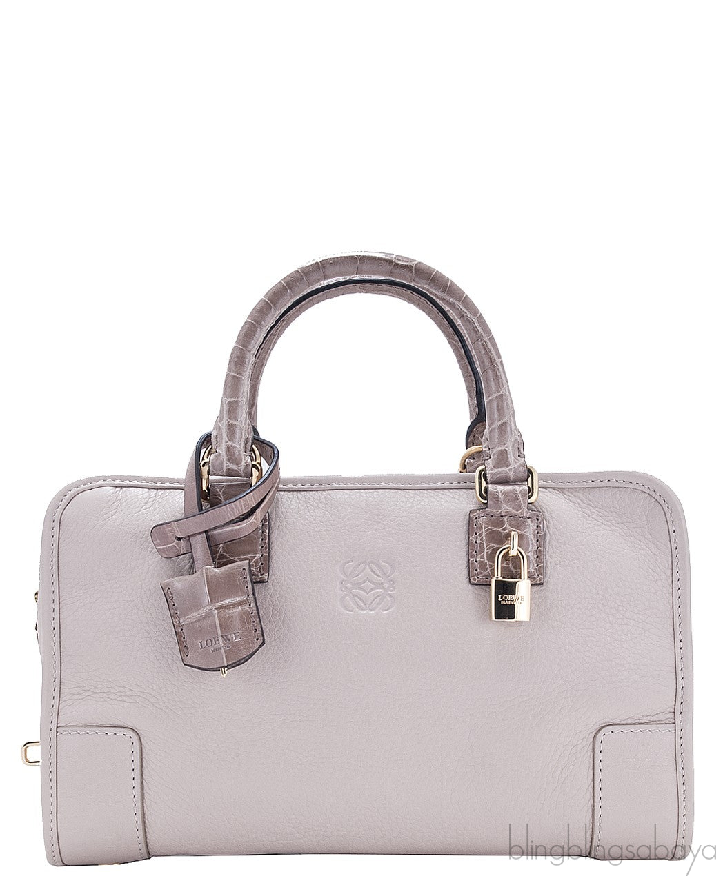 Amazona 23 Crocodile Handle Bag