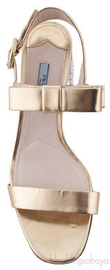 Crystal Heel Ankle Strap Sandals