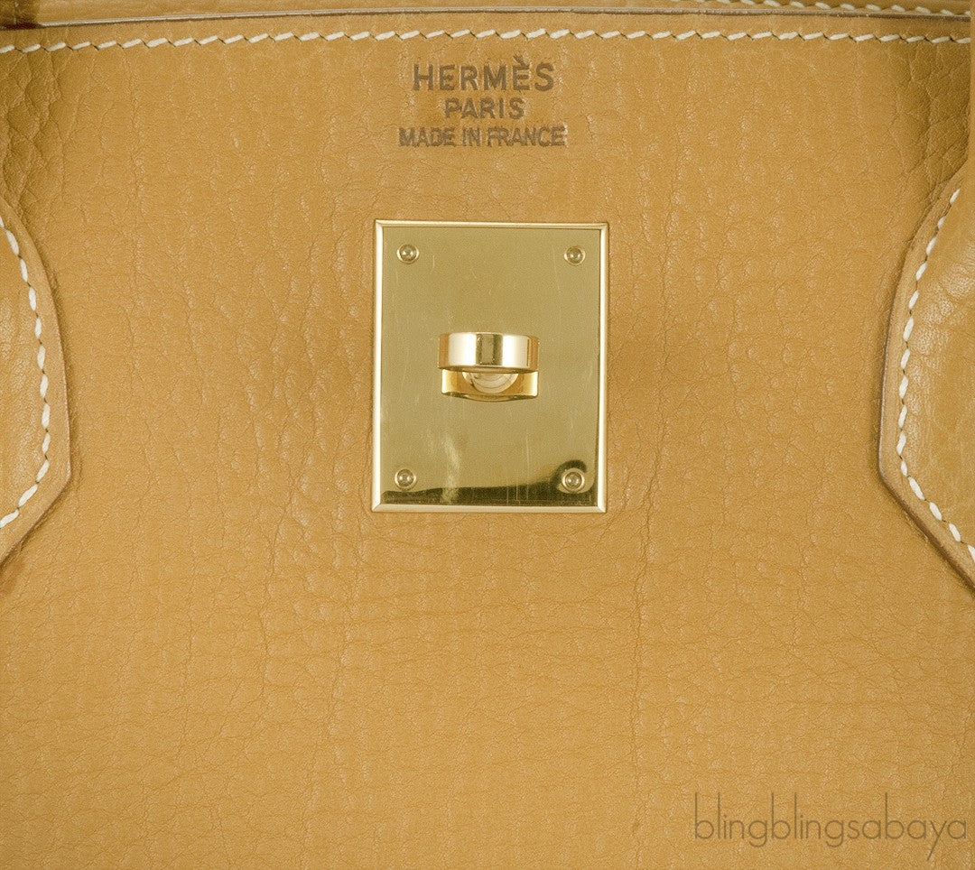 Birkin 40 Gold Vache Fjord GHW