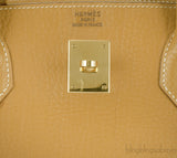 Birkin 40 Gold Vache Fjord GHW