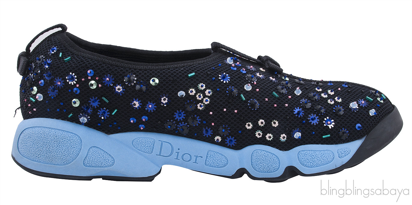 Sequin Black Fushion Sneakers