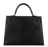 Kelly 35 Black Epsom Sellier PHW