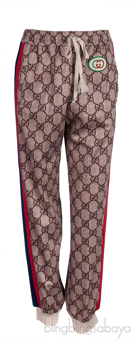 Brown GG Printed Jogger