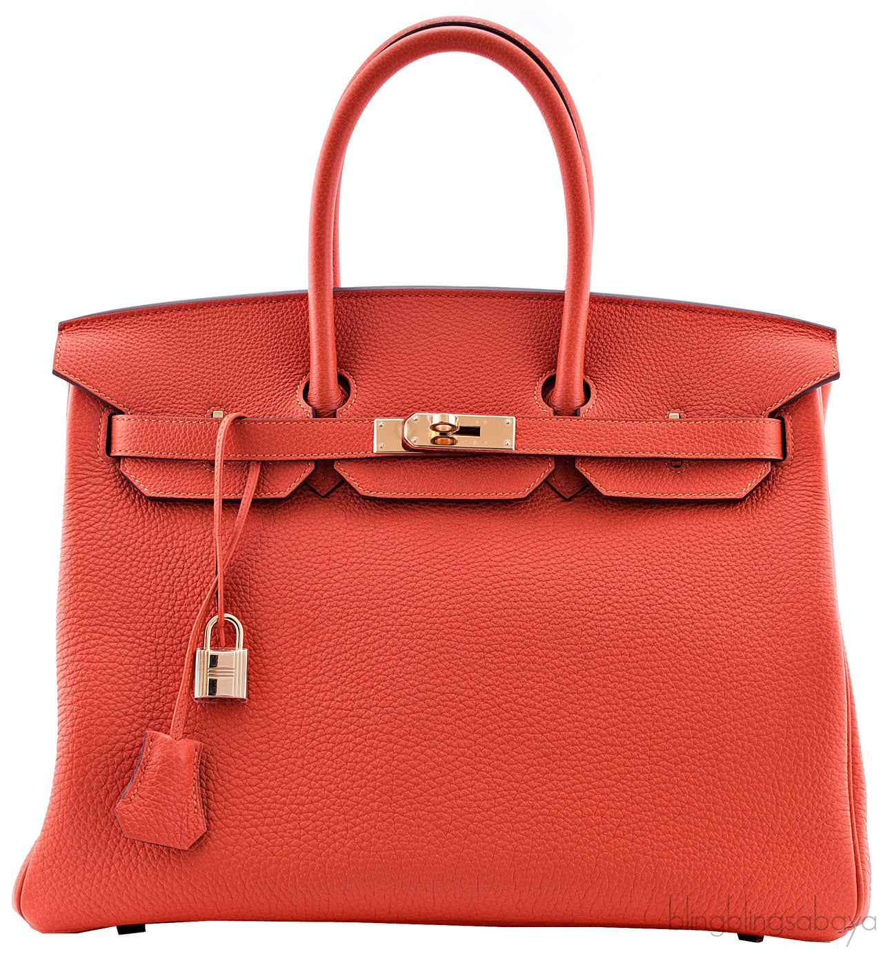 Birkin 35 Orange Taurillon Clem.