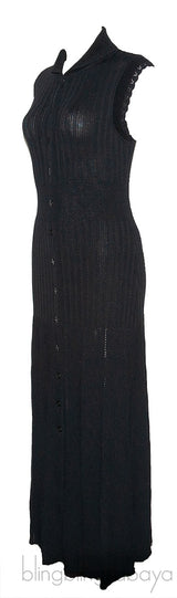 Black Knitted Dress