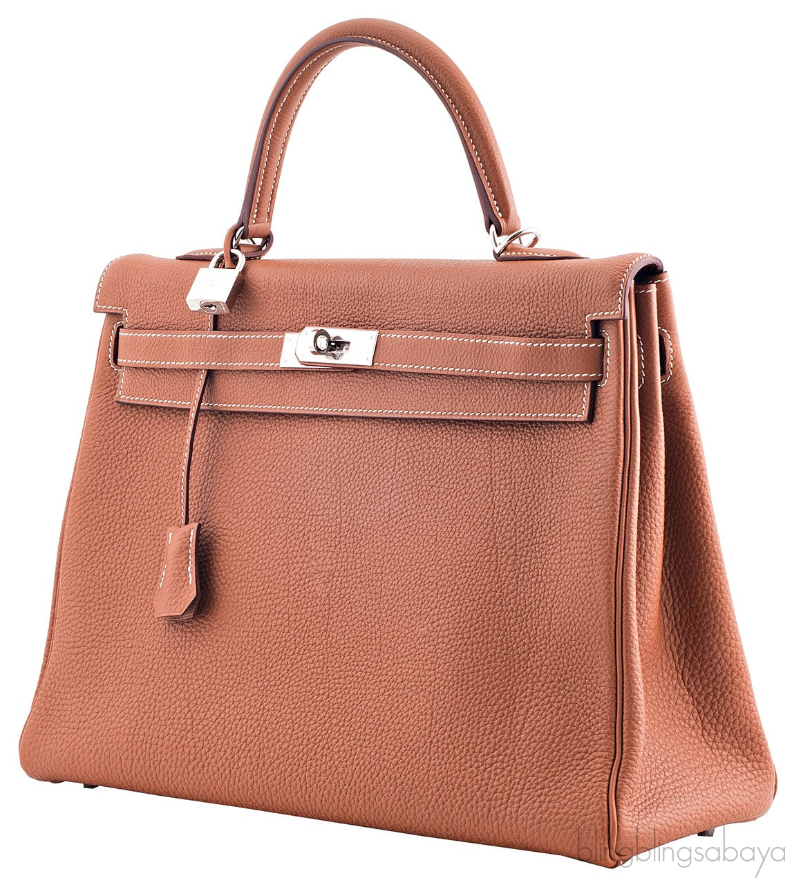 Kelly 35 Gold Togo