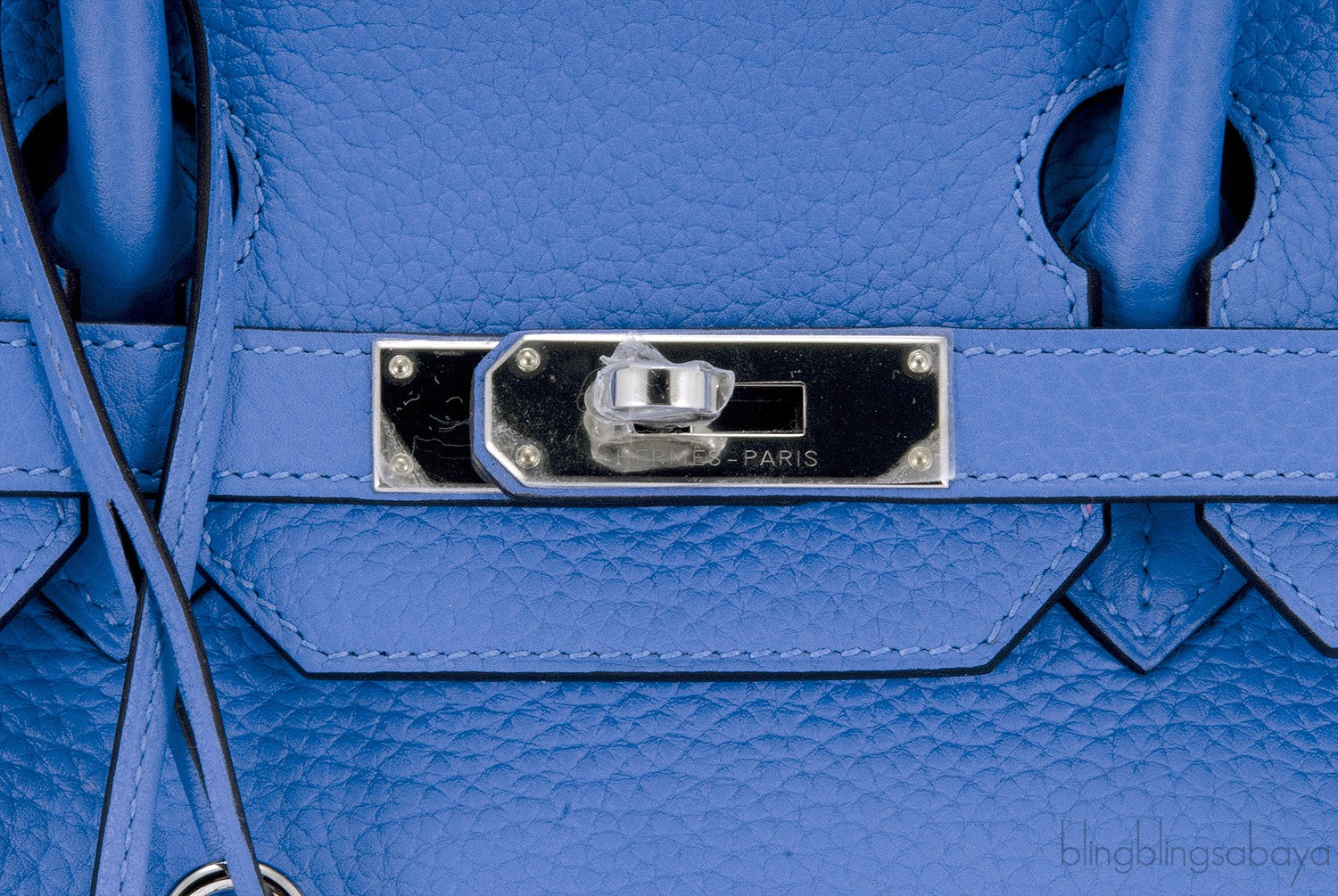 Birkin 35 Blue Paradise Taurillon Clem.