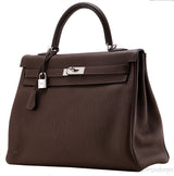 Kelly 35 Choco Brown Retourne PHW
