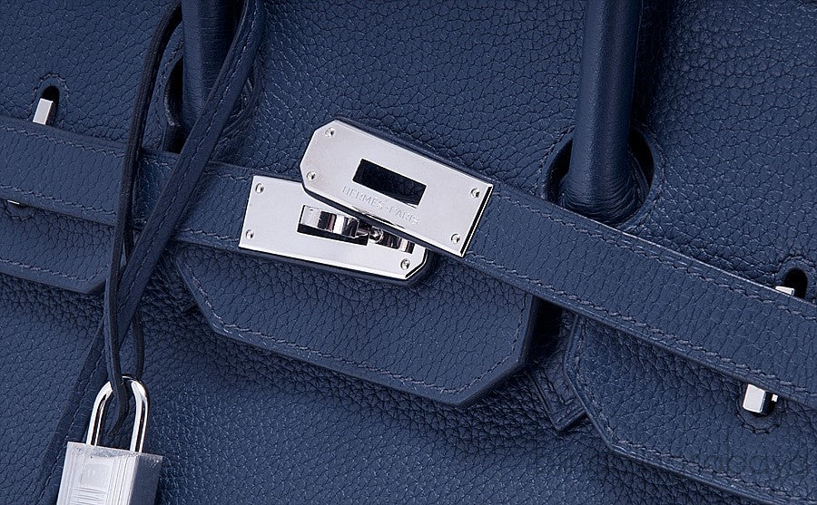 Birkin 35 Blue Abysse Togo
