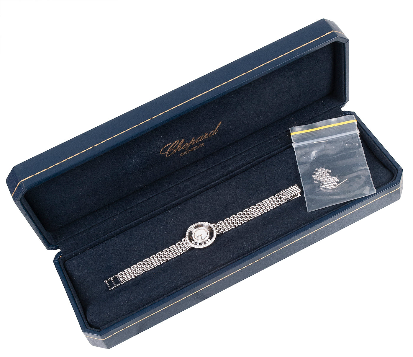 Chopard Vintage Happy Diamond 18k White Gold Watch