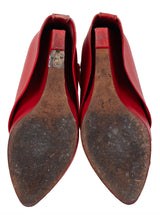 Givenchy Red Shark Lock Leather Boots