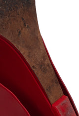 Givenchy Red Shark Lock Leather Boots