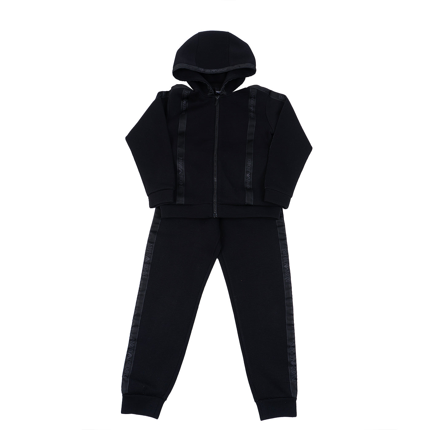 Emporio Armani Black Logo Tracksuit Set