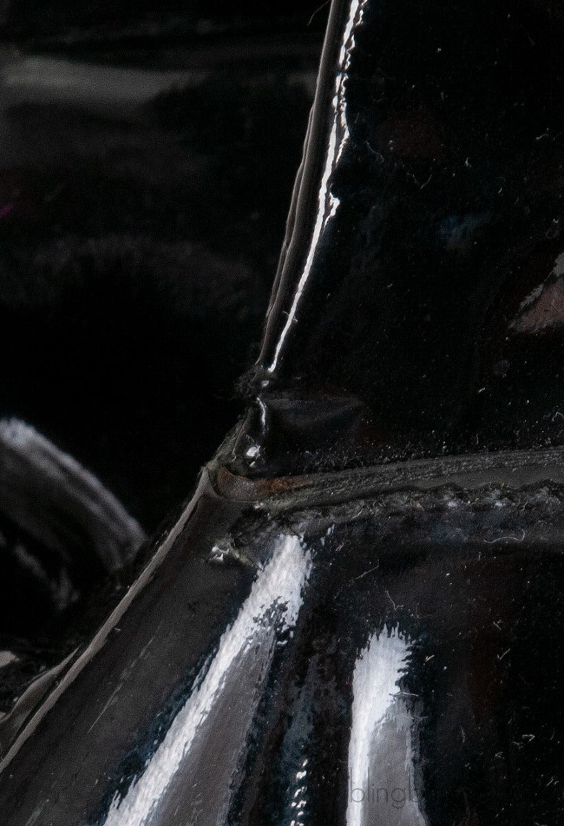Hysteria Black Patent Leather Tote