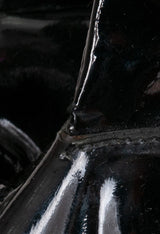 Hysteria Black Patent Leather Tote