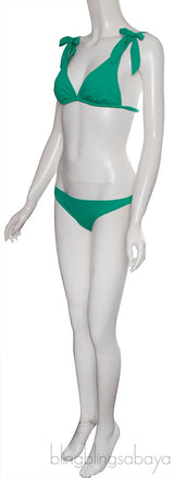 Green Elektra Top & Kissy Bikini Set