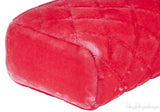 Velvet Orange Small Clutch w/ Chain