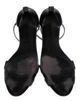 Hermes Black Studded Night 70 Sandals 37