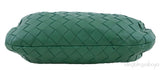 Green Jodie Mini Knotted Intrecciato Leather Tote