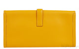 Jige Elan Clutch Epsom Jaune d\'Or