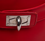 Givenchy Red Shark Lock Leather Boots