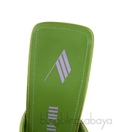 Green Pointed Satin Mule
