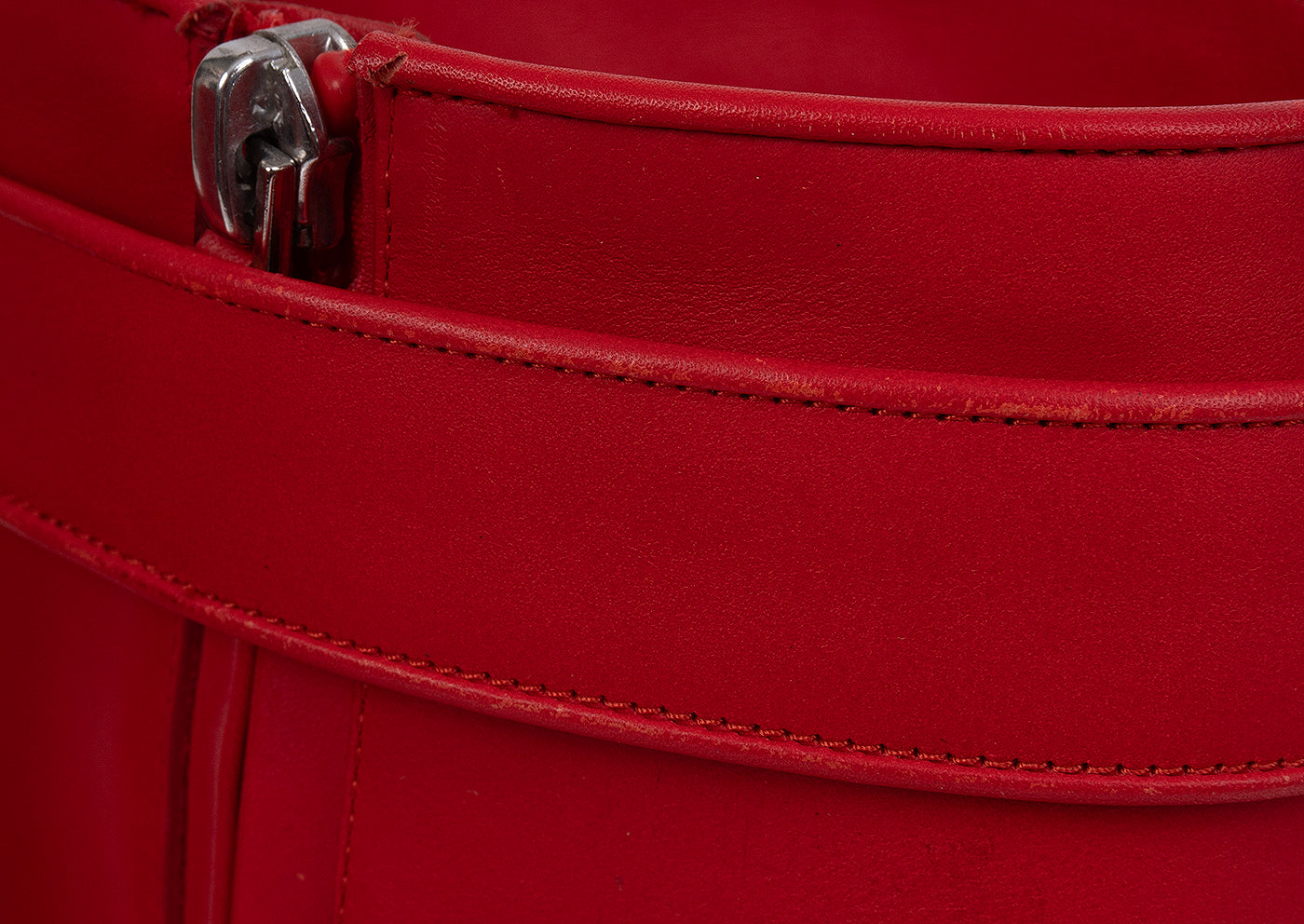 Givenchy Red Shark Lock Leather Boots