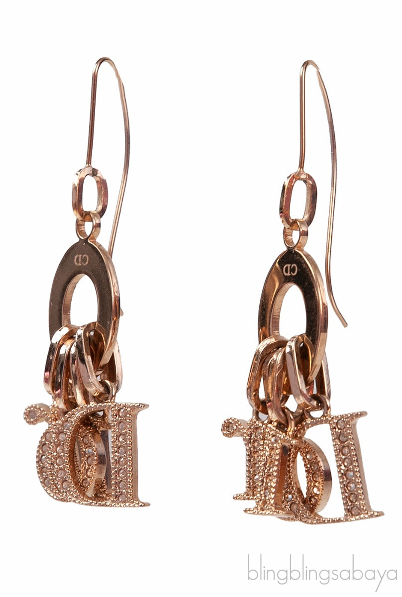 Dior Logo Hook Earrings