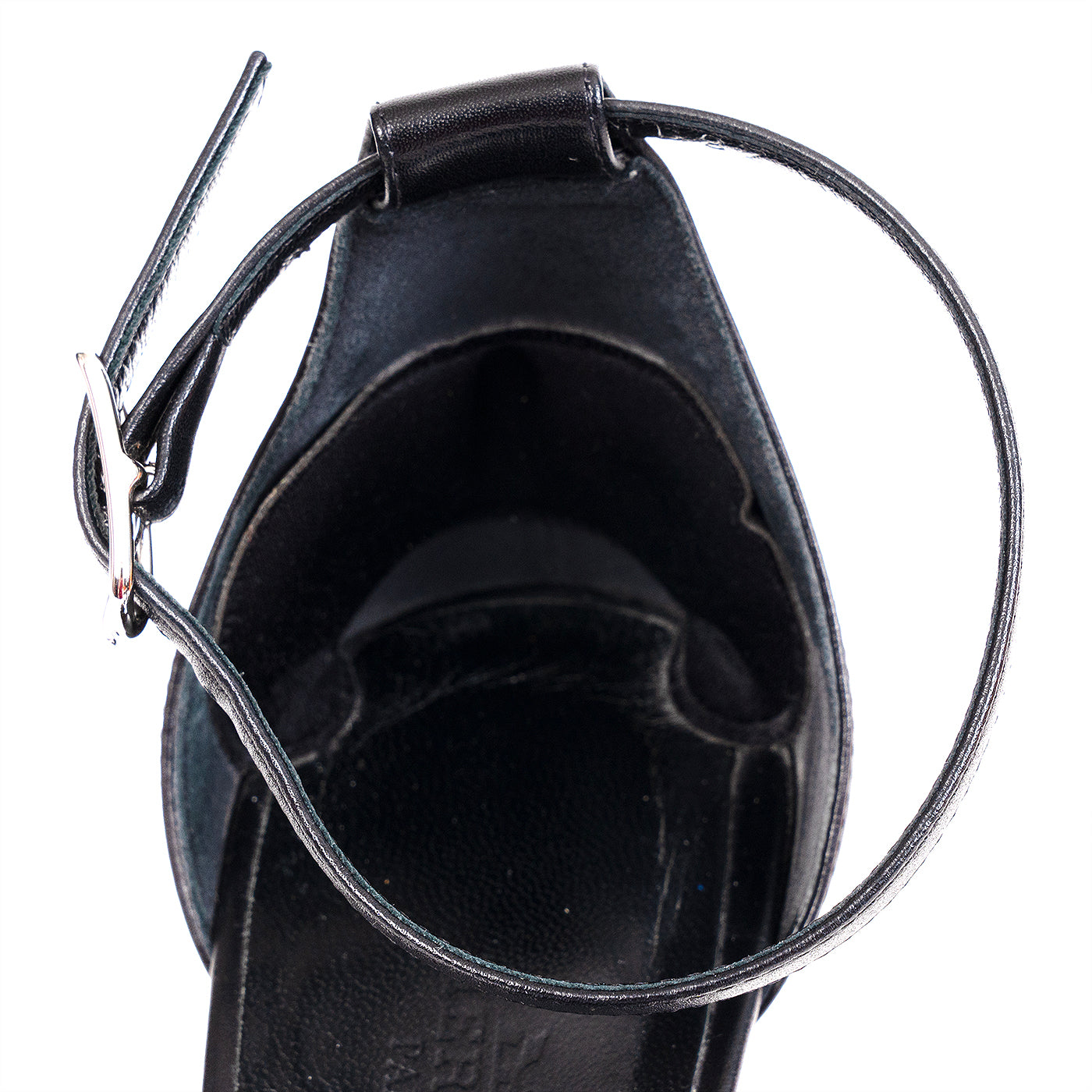 Hermes Black Studded Night 70 Sandals 37