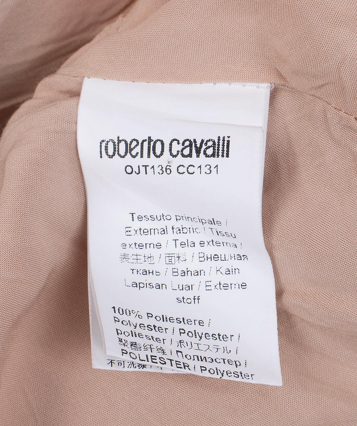 Roberto Cavalli Multicolor Leopard Dress