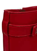 Givenchy Red Shark Lock Leather Boots
