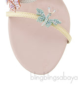 Butterfly Swarovski Twirl Sandals