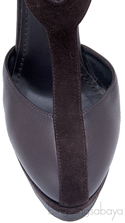 Easy Tribute Brown T-strap