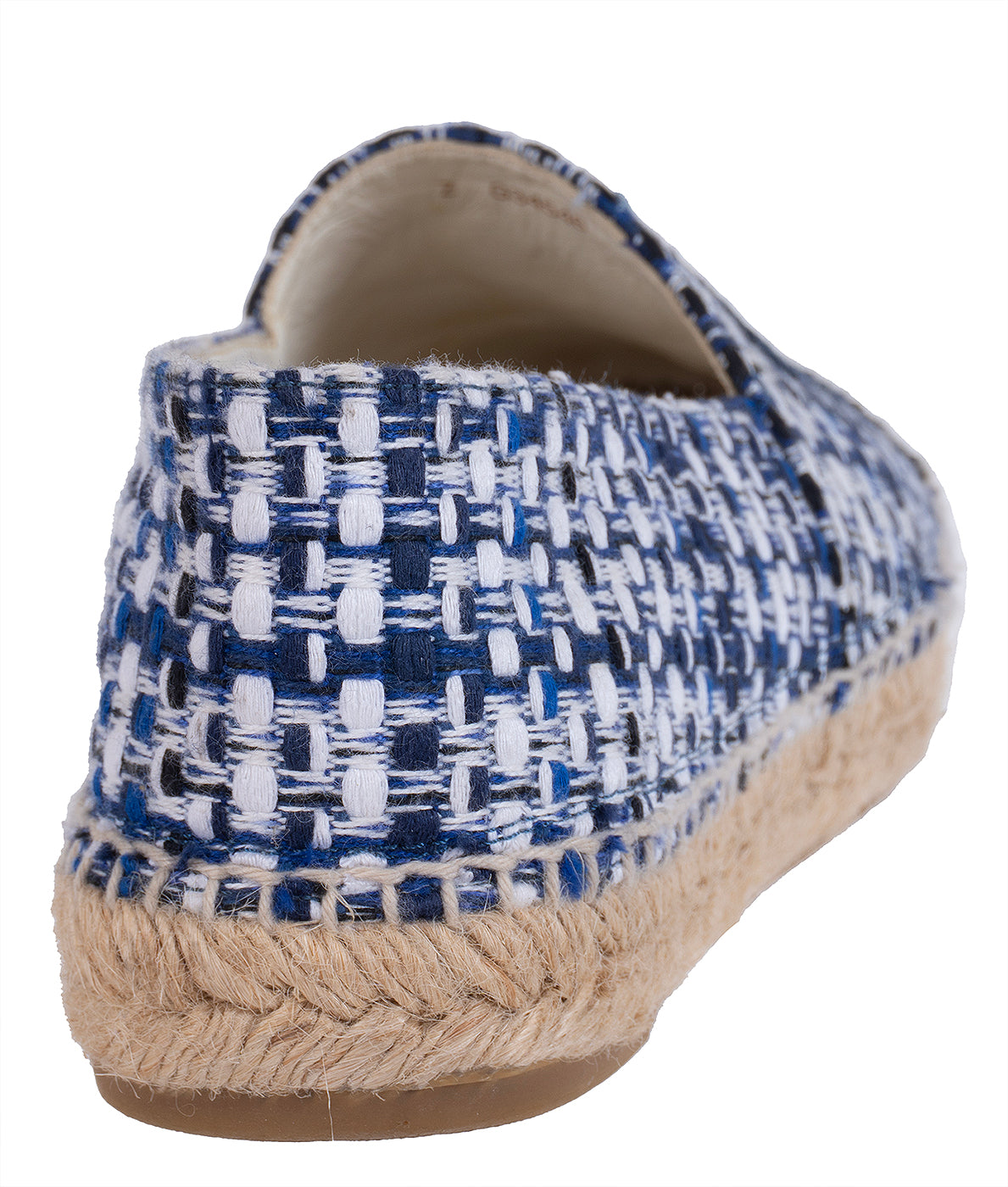 Chanel Blue CC Tweed Espadrille 41