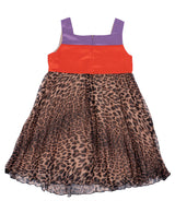 Roberto Cavalli Multicolor Leopard Dress