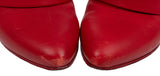 Givenchy Red Shark Lock Leather Boots