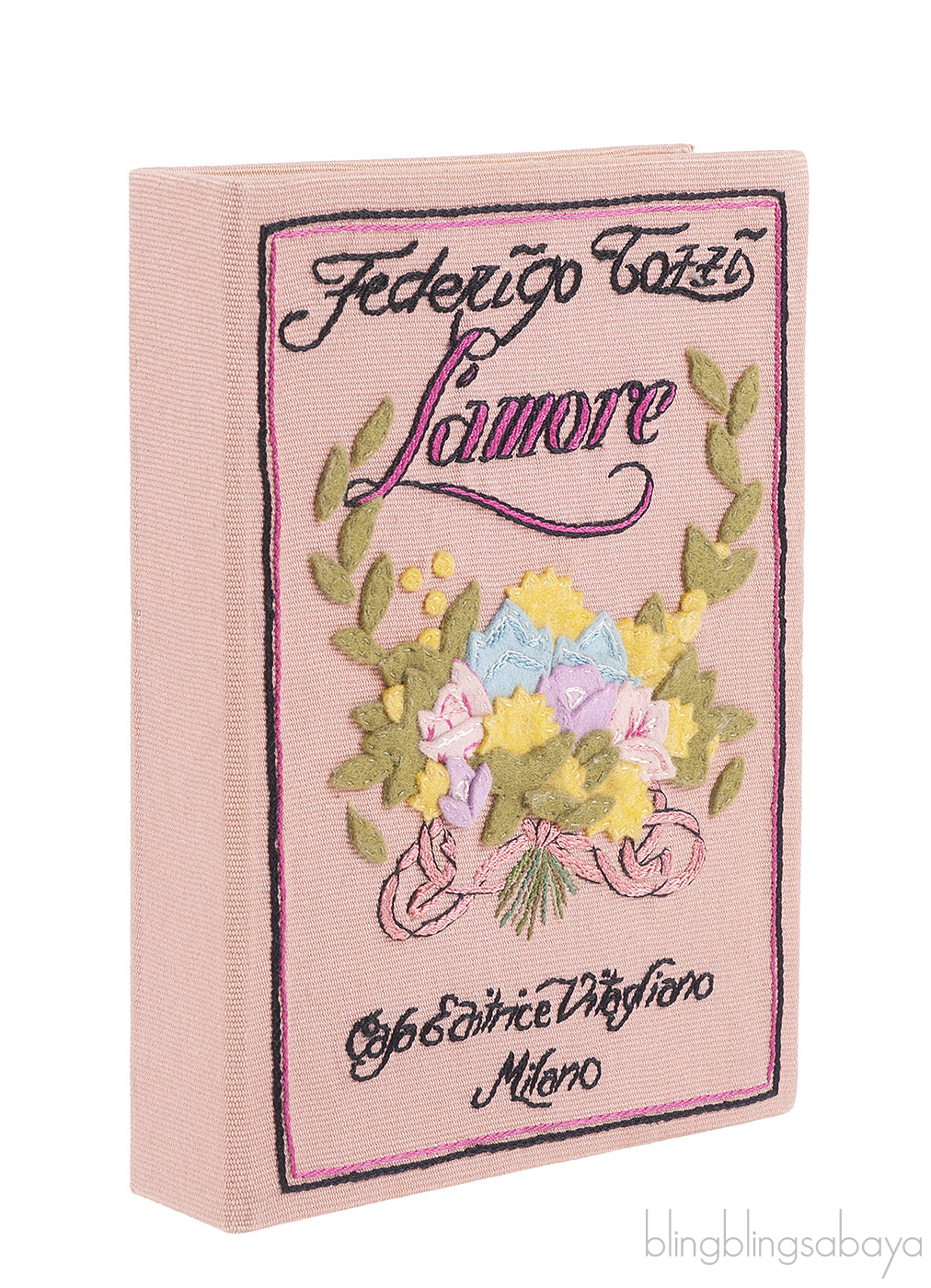 OLYMPIA LE-TAN L\'amore Pink Clutch