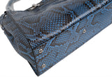 Fendi Peekaboo Medium Blue Python Bag