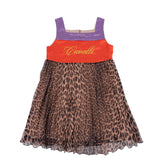 Roberto Cavalli Multicolor Leopard Dress