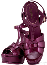 Tribute Patent Textured Leather