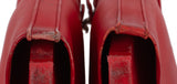 Givenchy Red Shark Lock Leather Boots