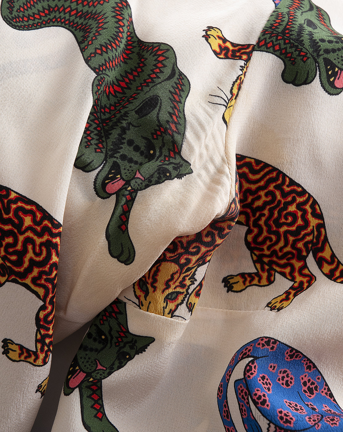 Stella McCartney Animal Print Long Sleeve Shirt